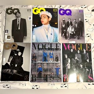 BTS GQ AND VOGUE MAGAZINES